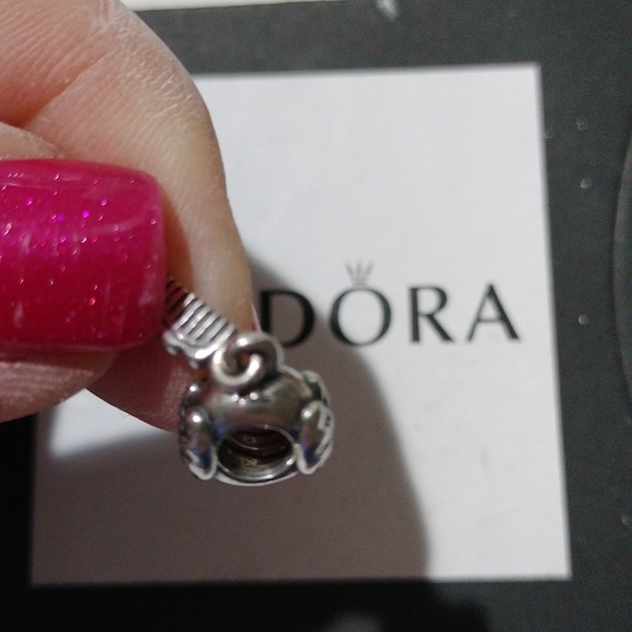 Pandora Retired Sterling Silver Lovely Locks Comb Dangle Bead - 791089 - Picture 3 of 4